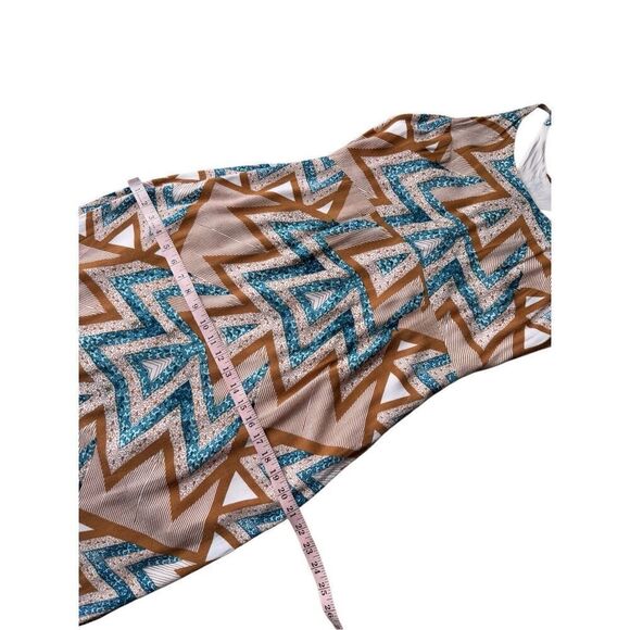 Free People Slubby Crinkle Serves You Right Printed Maxi Dress Size 8 - Picture 10 of 10